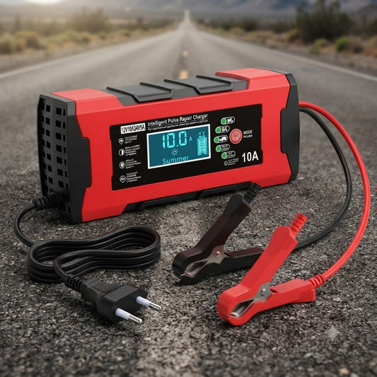 Cargador Inteligente De Batería Para Coche 12v/24v