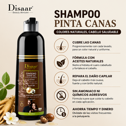 Disaar Shampoo Pinta Canas — Fórmula Natural